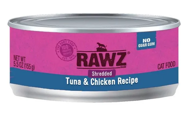 18/3 oz. Rawz Shredded Tuna & Chicken - Health/First Aid